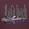 thumbnail image 3 of Rollin Hard Laidback Graphic T-Shirt (XX-Large, Burgundy), 3 of 4