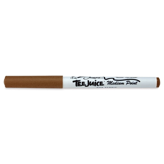 Jacquard Tee Juice Fabric Marker - Brown, Medium Point, Marker