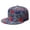 Colorful, variant on Palm Leaf Print Snapback Hat - Adjustable Flat Brim Cap for Men Women | Aloha Pattern