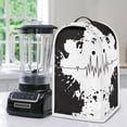 thumbnail image 5 of HELLHERO Black and White Abstract Design Easy to Install Mixer Cover Reusable Proof Stain Food Processor Cover with Washable for Kitchen Home, 5 of 6