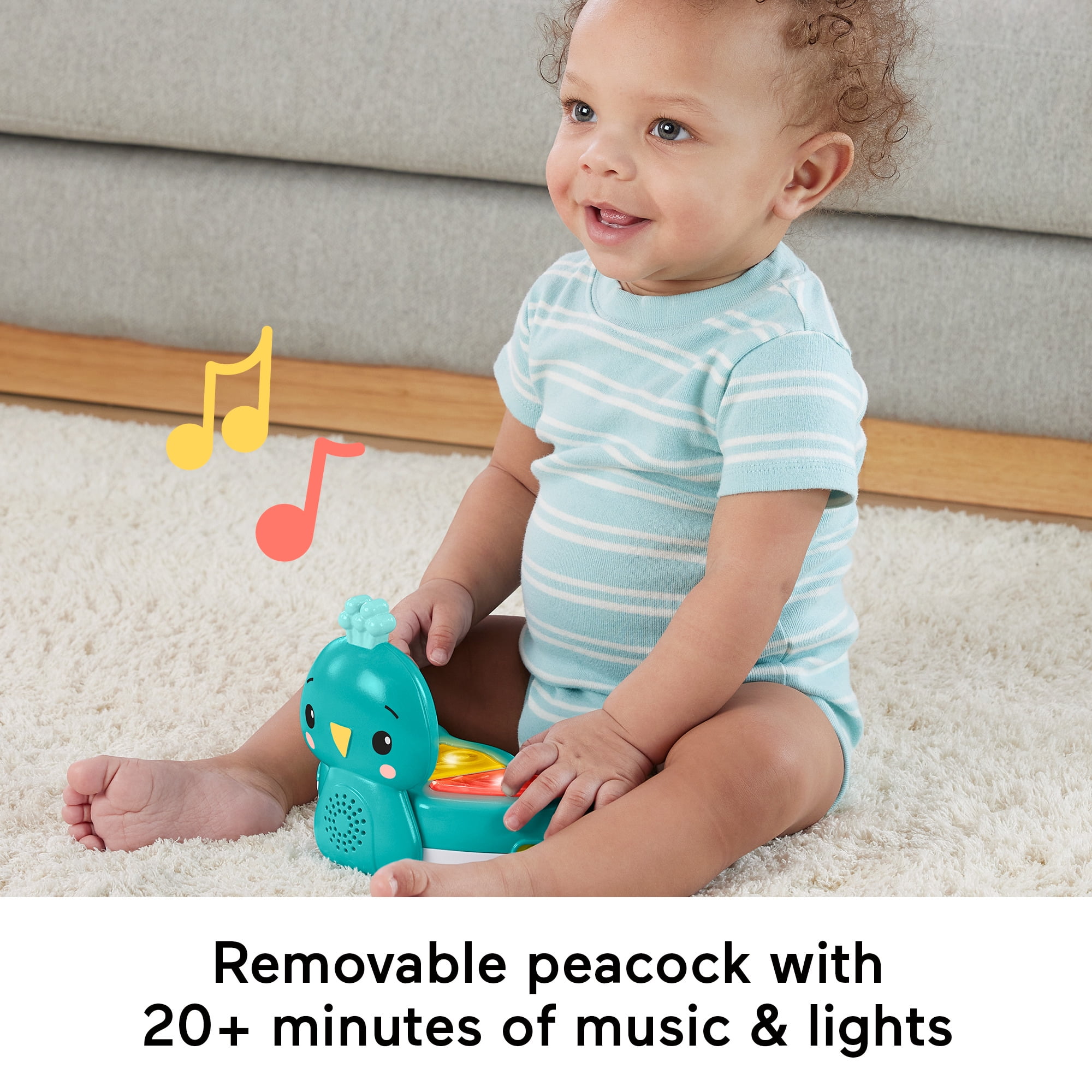 Fisher-Price Baby Bouncer Blooming Fun Jumperoo Activity Center with Music & Lights, Unisex