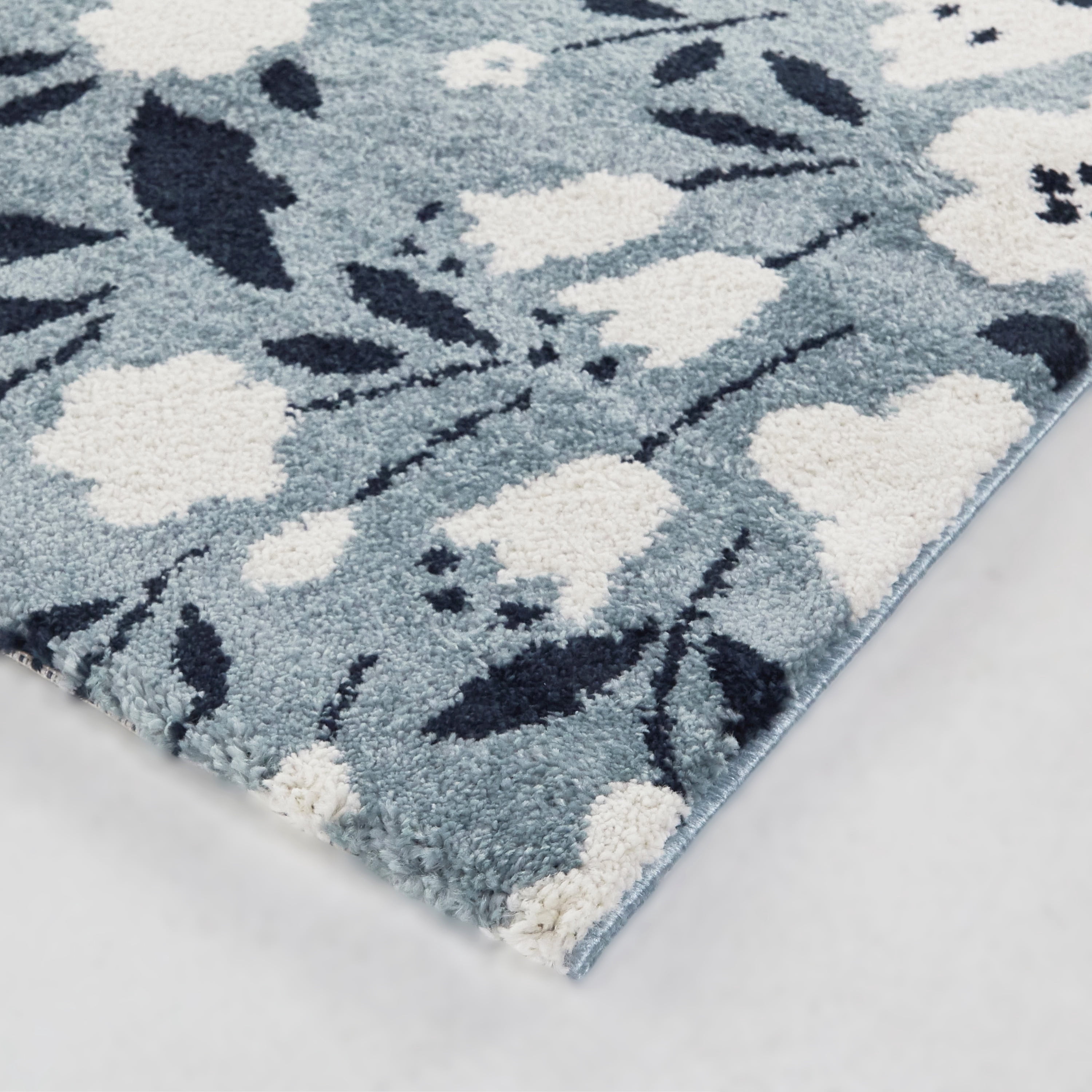 Balta Kelsey Classic Floral Print Area Rug 7'10 x 10' - Blue