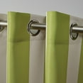 thumbnail image 3 of Exclusive Home Curtains Canopy Stripe Panel Pair 54x108 Kiwi/Sand, 3 of 5