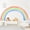 Full Rainbow, variant on 83"x43" Large Rainbow Wall Stickers, Mural Watercolor Half Rainbow Wall Decals Peel and Stick Vinyl Wall Art Decor for Girls Bedroom Kids Nursery Living Room Playroom Toddler