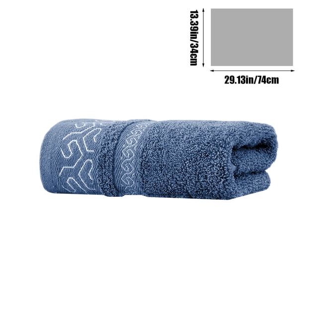 Towel Thickened Soft Absorbent Plain Color Household Wash Face Gift Towel