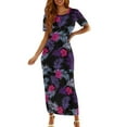 thumbnail image 4 of Robes Décontractées à Col Rond Samoan Puletasi Robe Maxi le 2 Pcs Robe Personnalisée Grande Taille Vêtements pour Femmes, 4 of 5