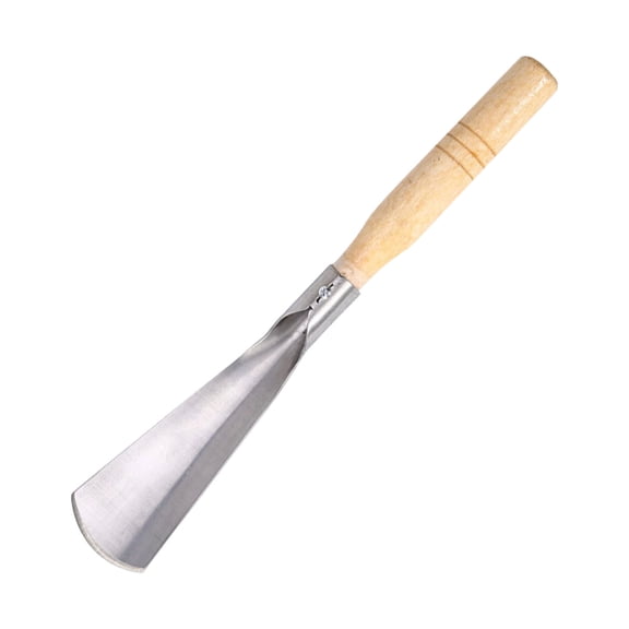 Rirozkan Heavy Duty Garden Spade With Wooden Handle, Steel Pointed Head Digging Shovel, Outdoor Hand Trowel For Yard, Patio, Planting Tool
