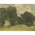 thumbnail image 2 of Alfred William Finch 14x12 Gold Ornate Wood Frame and Double Matted Museum Art Print Titled - Laindon Hill II (1905), 2 of 4