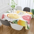thumbnail image 2 of Yayeee Tablecloths 54" x 72" Rectangle Wrinkle Resistant Party Table Cover, Grapefruit Slices, 2 of 8