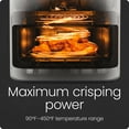 thumbnail image 3 of Chefman 8 Qt. Crispinator Air Fryer w/ Powerful DC Motor & 450°F Max Temp, Concrete, 3 of 10