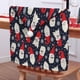 thumbnail image 1 of Puntoco Christmas Decorative Chair Cover Short Plush Chair Backrest Cover Santa Claus Series, 1 of 3