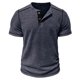 thumbnail image 2 of Ceisia Men's Gradient Printed Casual Elastic Sports Round Neck Activewear Top Gift, 2 of 9