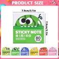 thumbnail image 3 of Transparent Sticky Notes 80 Sheets Pull-Out Dispenser Strong Adhesive for Journaling Note Taking,1PC,Green, 3 of 9