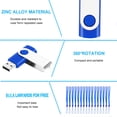 thumbnail image 4 of Unidades flash EASTBULL 200 paquetes de 128 MB USB 2.0 con cuerdas, 4 of 7