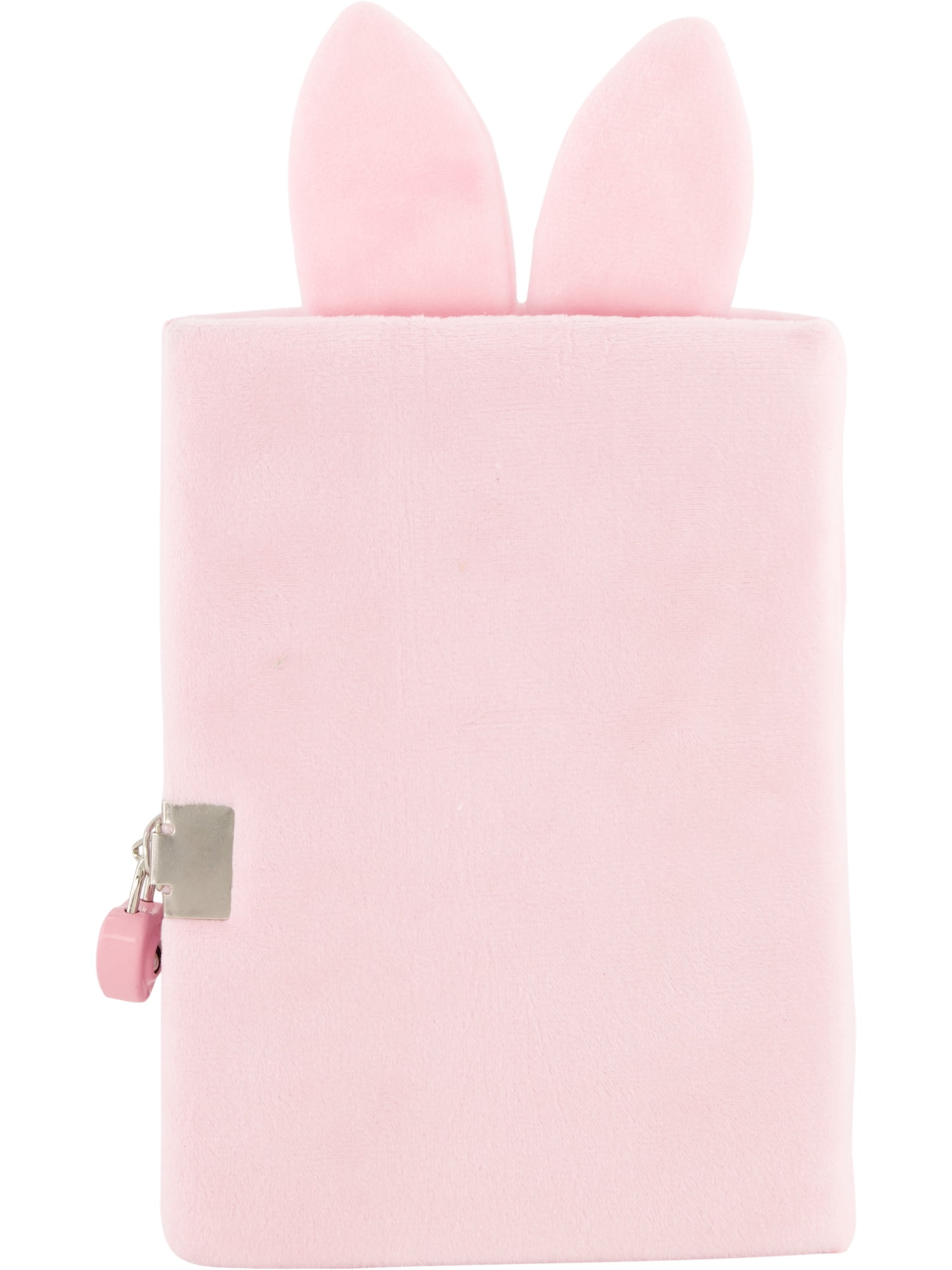 Claire's Children's Pink Bear Dressed up as a Bunny Diary - Lock and Key, 100 Pages