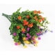 thumbnail image 4 of 21 cabezas de flor de loto de plástico con hojas de eucalipto ramo de rosas de flores artificiales para la decoración del hogar decoración de la pared de la planta decoración del jardín oso de fresa Juguete, 4 of 4