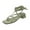 Green, variant on SEANOPEN Deals Low Chunky Block Heels Womens Lace up Dress, Casual Flip Flop Thong Sandals Summer Low Heels Sandals Gladiator Flat Sandals Fisherman Strappy Sandals for Women Size 5 Green