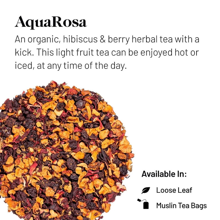 Kusmi Tea AquaRosa Bio - étui sachets mousseline - 48 gr, 20 Sachets