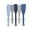 Blue 5 Hangers Solid Paddle Rectangle 23" x 4" x 26", variant on DecMode 32", 24", 16"W 3-Tier Blue Knot Wall Shelf with Knotted Rope (3 Count)