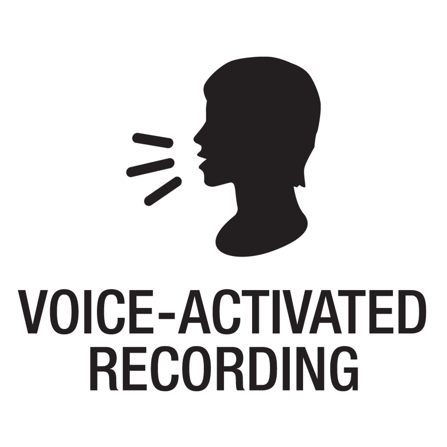 GPX 4-GB Digital Voice Recorder with Voice Activation, Black