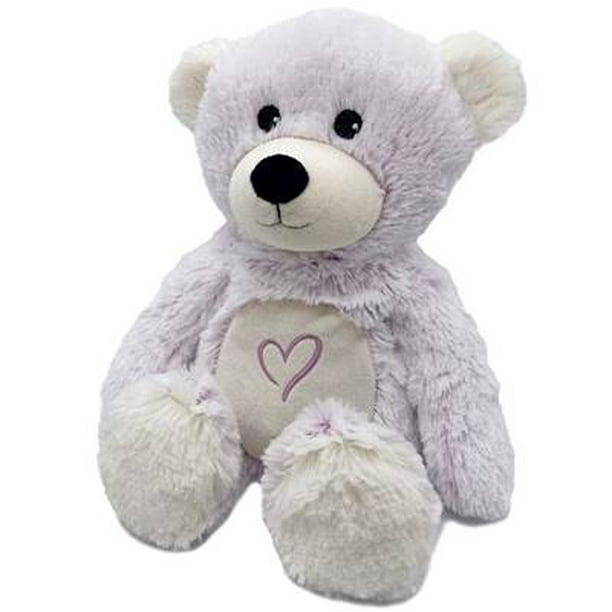 LOVE BEAR Warmies Cozy Plush Heatable Lavender Scented Stuffed Animal