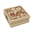 thumbnail image 1 of Chinese Zodiac Rat Square Rubber Stamp Stamping Scrapbooking Crafting - Medium 1.75in, 1 of 7