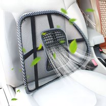 XIRQI Lumbar Support,Car Mesh Back Support with Massage Beads Ergonomic Designed for Comfort and Lower Back Pain Relief - Lumbar Back Support Cushion for Car Seat,Office Chair,Wheelchair