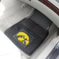 thumbnail image 4 of FANMATS 8870 Iowa Hawkeyes 2-Piece Heavy Duty Vinyl Car Mat Set, Front Row Floor Mats, All Weather Protection, Universal Fit, Deep Resevoir Design, 4 of 4