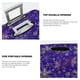 thumbnail image 3 of Fotbe blue purple Snowflake Funda Protectora para Equipaje, Antirrayones y Resistente a la Suciedad, Compatible con Maletas de 18 a 32 Pulgadas-X-Large, 3 of 7