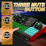 Tenlamp Audio Mixer G9 Digital Live Streaming Sound Card Podcasting Device