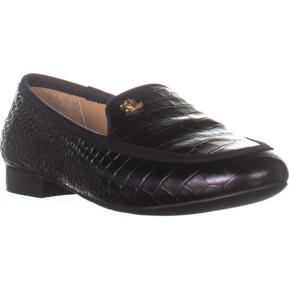 Lauren Ralph Lauren - Womens Lauren Ralph Lauren Clair Loafers, Black ...