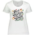 thumbnail image 3 of Inktastic Jesus is the Reason for the Season Christmas Bells and Stars Women's Plus Size T-Shirt, 3 of 5