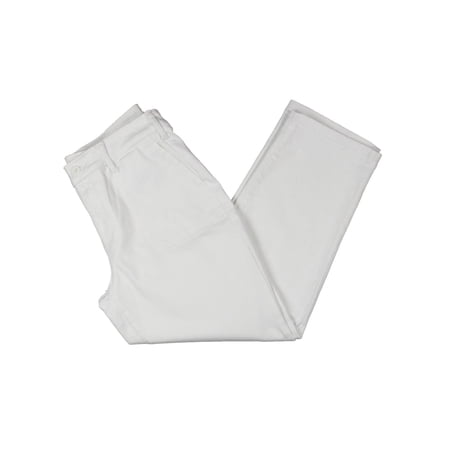 NYDJ Womens White Straight leg Jeans Size: 8