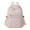 Beige, variant on Faraee Laptop Backpack Purse for Women Leather Mini Bookbag Work Travel Top Handle Satchel Beige