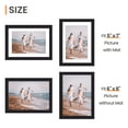 thumbnail image 2 of Sindcom 6 Pack 6x8 Picture Frames,Display Pictures 5x7 with Mat or 6x8 Without Mat,Gallery Wall Photo Frames, Black, 2 of 7