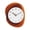 Brown, variant on Living Room No Punching Clock Simple Decoration Background Wall Clock Personalized Clock Wall Clock, Suitable for Foyer, Study, Hotel.