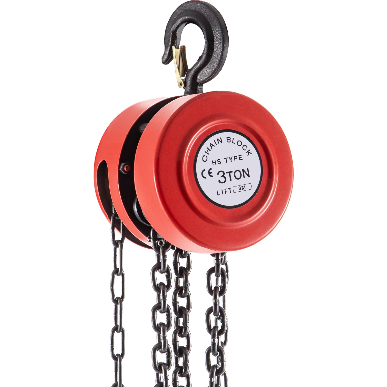 VEVOR Hand Chain Hoist, 3Ton/10ft Chain Block, Manual Hand Chain Block