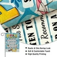 thumbnail image 2 of Summer Pool Rules Small Decorative Garden Flag, Flip Flops Swim Ring Ball Sunglasses Yard Lawn Outside Decor, Seasonal Burlap Outdoor Home Decoration Double Sided 12 x 18, 2 of 5