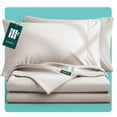 thumbnail image 1 of Juego de Sábanas de Bambú Dreamlab, Ropa de Cama Ultra Suave, Fresca, Hipoalergénica, Ecológica, Sábanas King Size de Bambú, Color Beige, 1 of 11