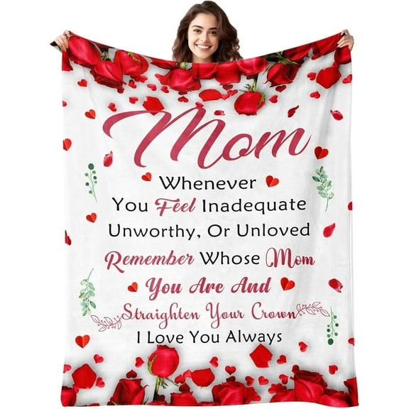 Gifts for Mom, Mom Birthday Gifts Ideas, Gifts for Mom Birthday, Mom Gifts from Daughter Son, Christmas Mothers Day Valentines Birthday Gifts for Mom, Presents for Mom, Mom Blanket