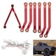 thumbnail image 4 of de eslabones de chasis de aleación de aluminio de 7 piezas, barra de acoplamiento para Axial SCX24 1/24 RC Crawler, piezas de repuesto, modelo rojo Yotijar varilla de enlace del coche rc, 4 of 8