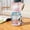 Pink, variant on 600ml rabbit shaped shoulder strap elastic lid water cup, large capacity children's straw cup, portable leak proof student cute drinking cup