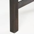 thumbnail image 5 of GDF Studio Anemone Outdoor Acacia Wood Dining Table, Gray and Mahogany, 5 of 9
