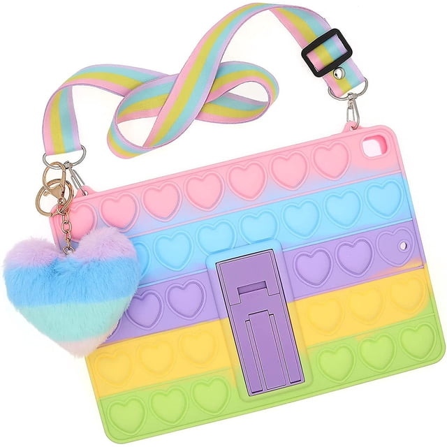 Estuche para iPad 10.2 pulgadas 2019 2020 2021 YONGSHENG con soporte y colgante