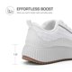 thumbnail image 3 of Zapatillas Casual de Plataforma Ancha para Mujer DREAM PAIRS en Blanco, 3 of 7