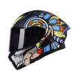 thumbnail image 1 of Casco Roda Rush Azul Mate Warrior Mica Humo Abatible Svs azul L, 1 of 5