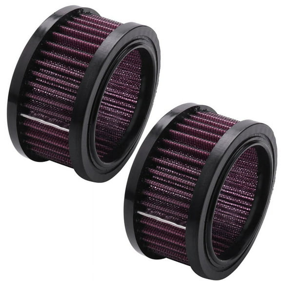 2X Motorcycle Universal Replacement Air Cleaner Intake Filter for Xl 883 1200 48 2004-2018