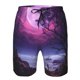 thumbnail image 3 of Fotbe Purple Moon Tree Night Sky Trajes de Baño Estampados para Hombre, Shorts de Verano de Secado Rápido, Ropa de Playa, Bañadores-3X-Large, 3 of 6