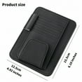 thumbnail image 7 of Auto Car Sun Visor Organizer, Multifunctional Auto Interior Accessories Storage Pocket Sun Visor Pouch for Card License Registration Document Pen Key Interior Accessories Pocket Organizer, 7 of 7
