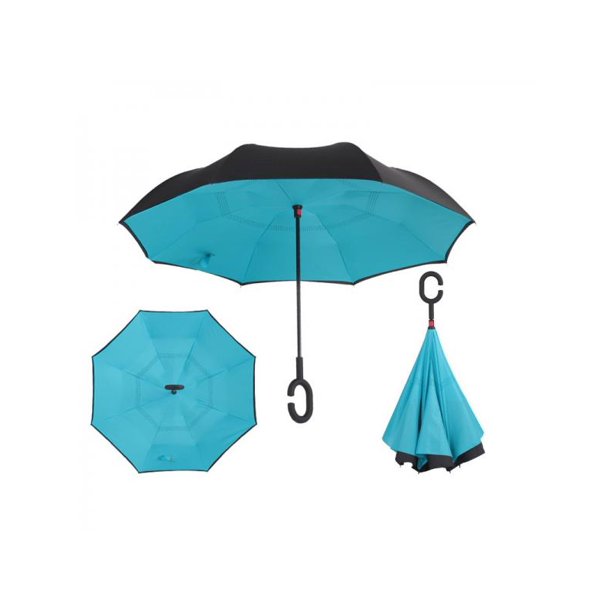 EVERBESTSALESLLC Inverted Umbrellas Reverse Straight Windproof